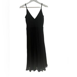 Aritzia Wilfred Black Maxi Dress (built in thong)
